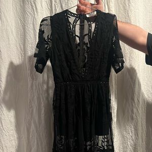 Stunning lace romper